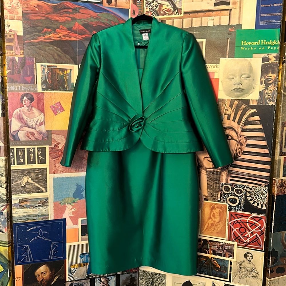 BEAUTIFUL Frascara Couture Dress with matching Jacket
